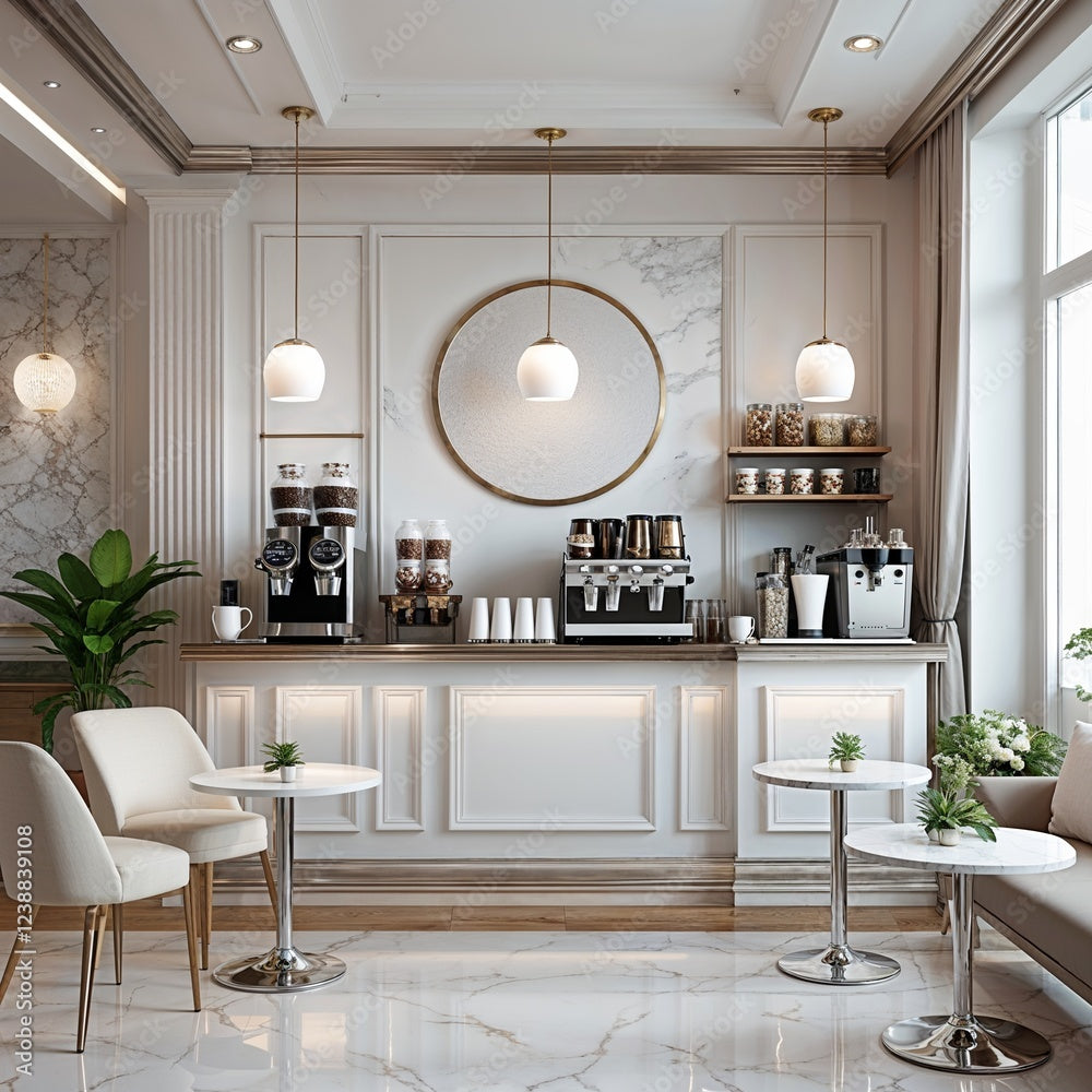 How to create a functional built-in coffee station at home