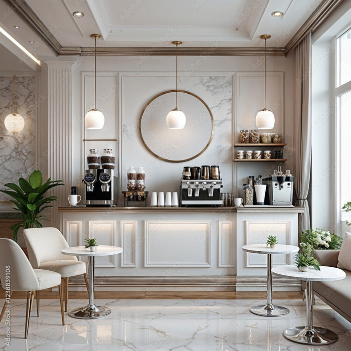 How to create a functional built-in coffee station at home