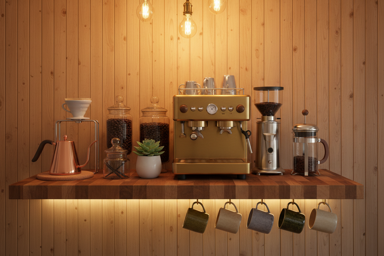 Build Your Own Home Coffee Bar: Essential Coffee Bar Equipment for Beginners