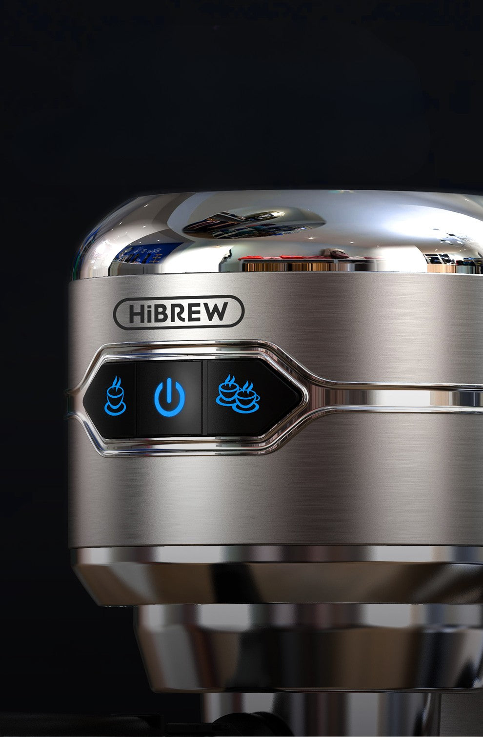 HiBrew Coffee Semi-Automatic Espresso Cappuccino Maker