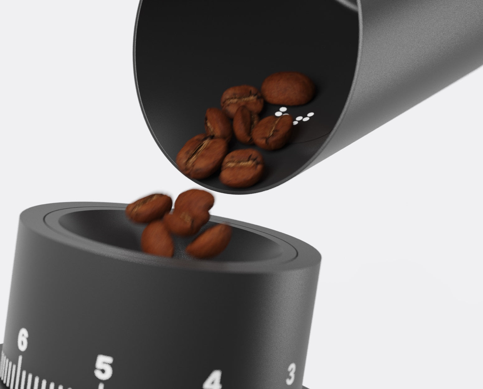 Subminimal Subscale Digital Coffee Dose Cup