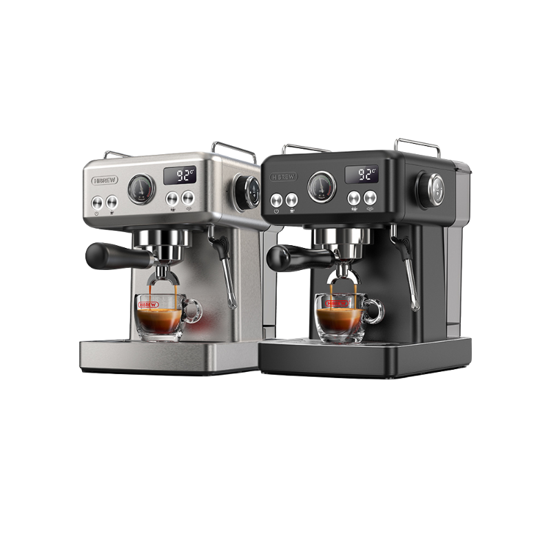 HiBrew Temperature Adjustable Semi Automatic Espresso Machine