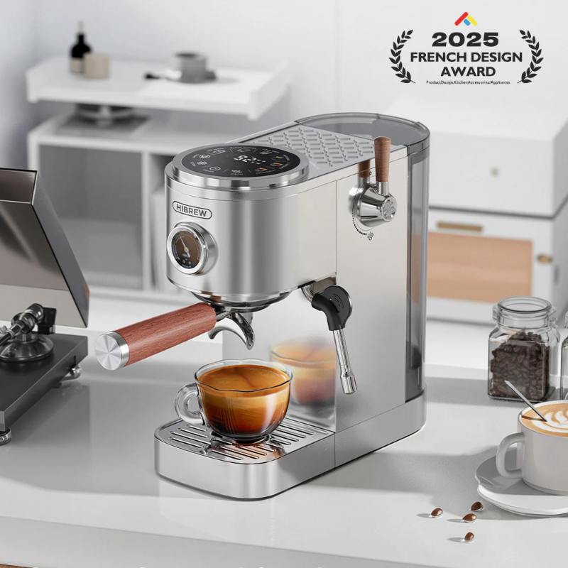 HiBREW Dual Boiler Espresso Machine with Intuitive Touchscreen