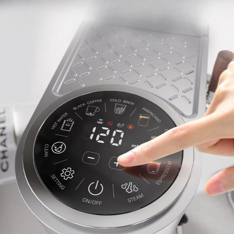 HiBREW Dual Boiler Espresso Machine with Intuitive Touchscreen