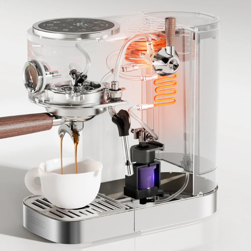 HiBREW Dual Boiler Espresso Machine with Intuitive Touchscreen