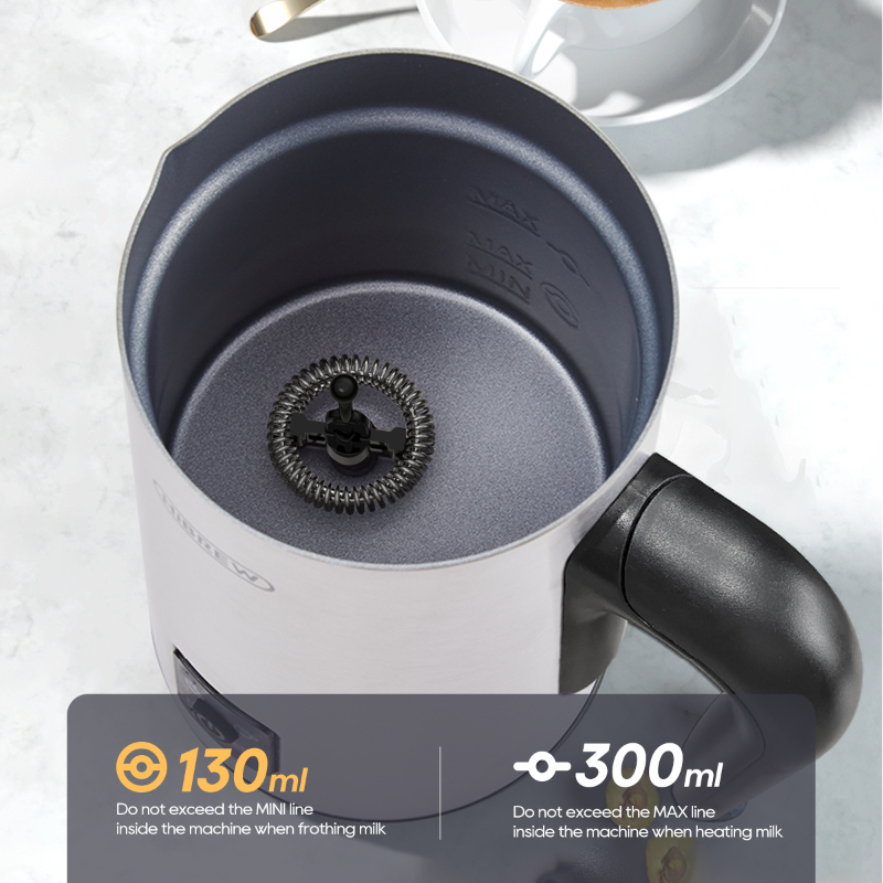 HiBrew 4-in-1 Fully Automatic Milk Foamer