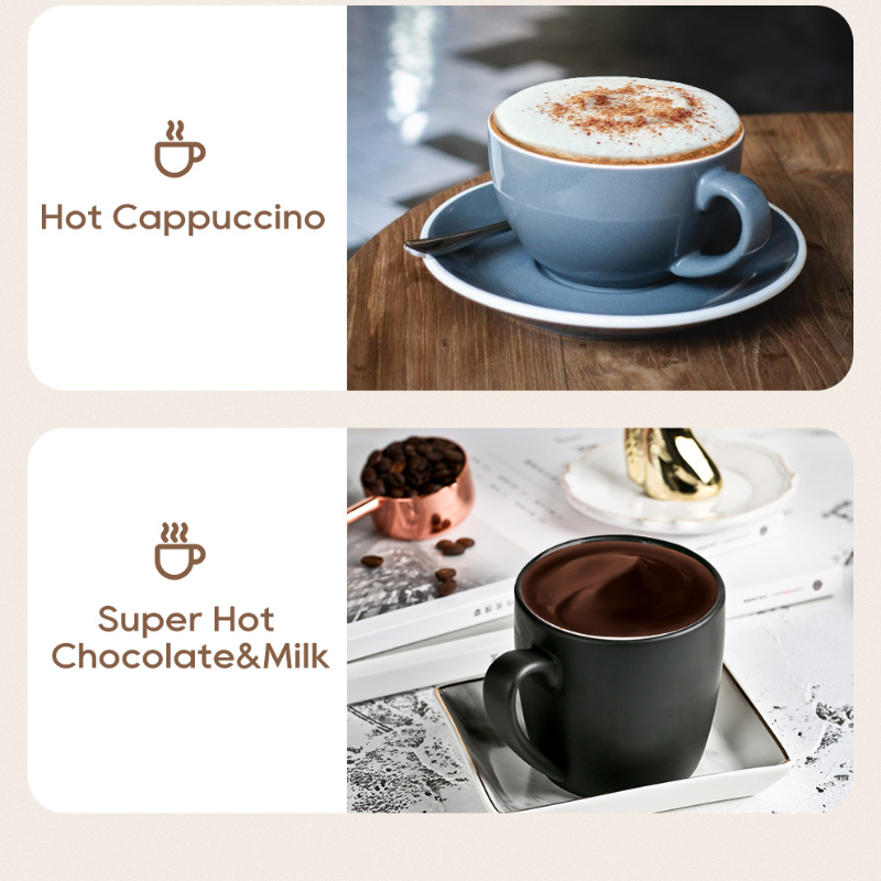 HiBrew 4-in-1 Fully Automatic Milk Foamer