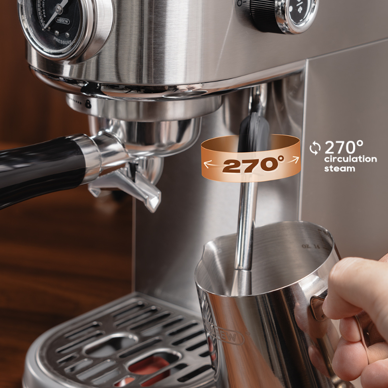 HiBrew 20Bar Semi Automatic Espresso Coffee Machine