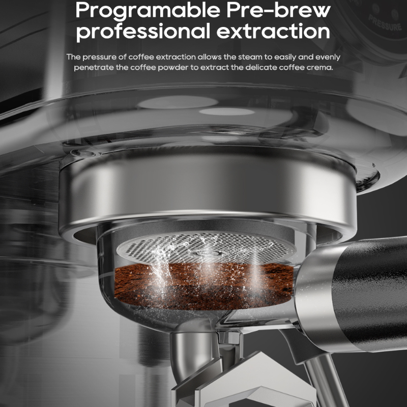 HiBrew 20Bar Semi Automatic Espresso Coffee Machine