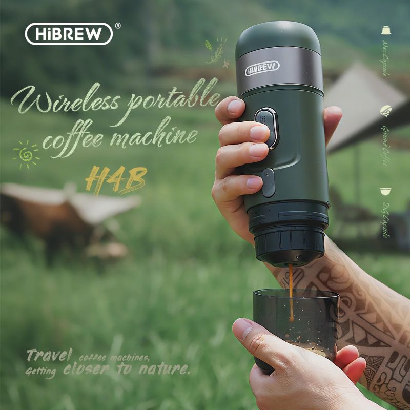 HiBrew Wireless Electric Portable Coffee Machine