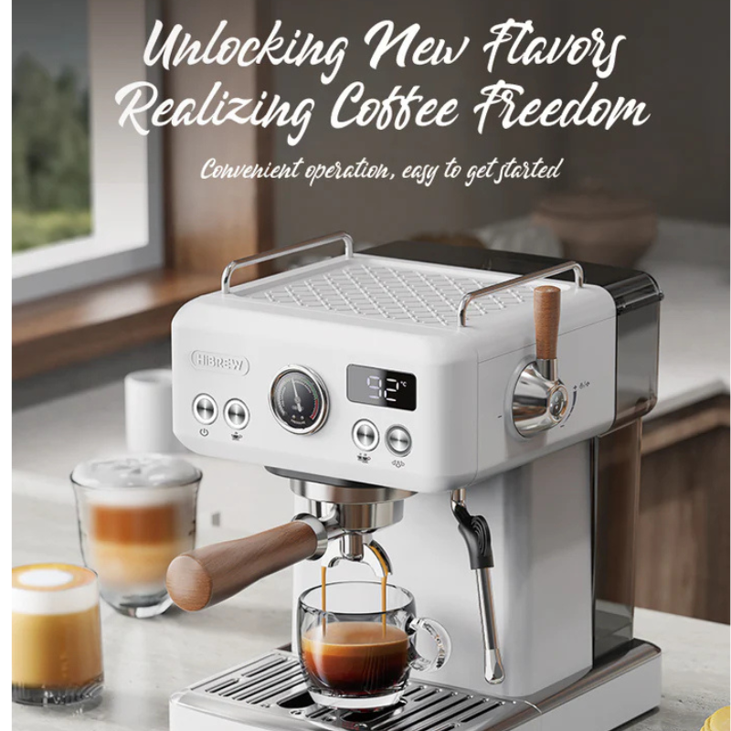 HiBrew Temperature Adjustable Plus Semi Automatic Espresso Machine