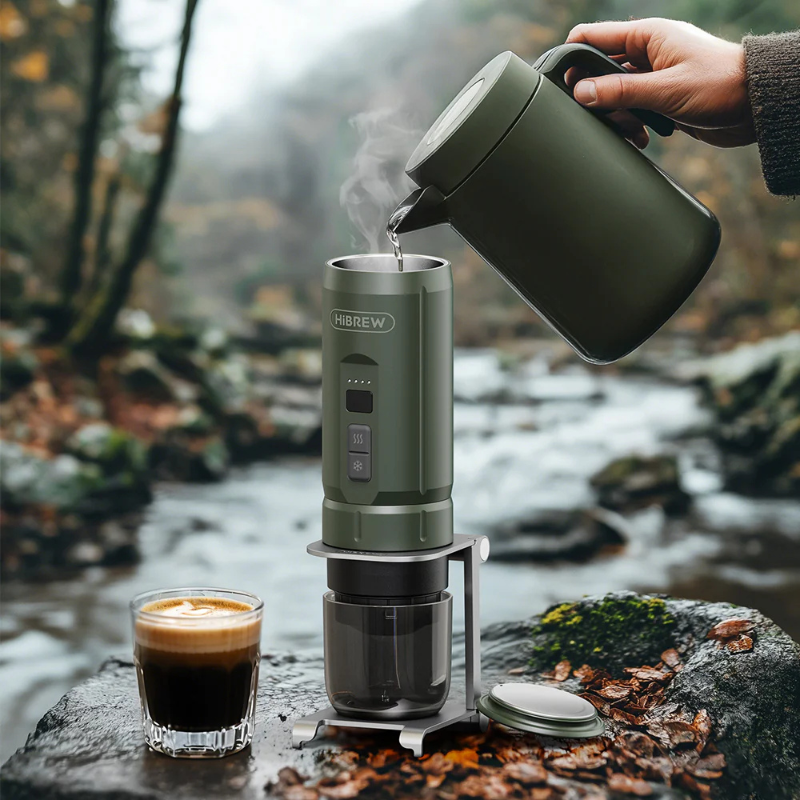 HiBREW H4C – Portable Espresso Maker with Detachable Battery