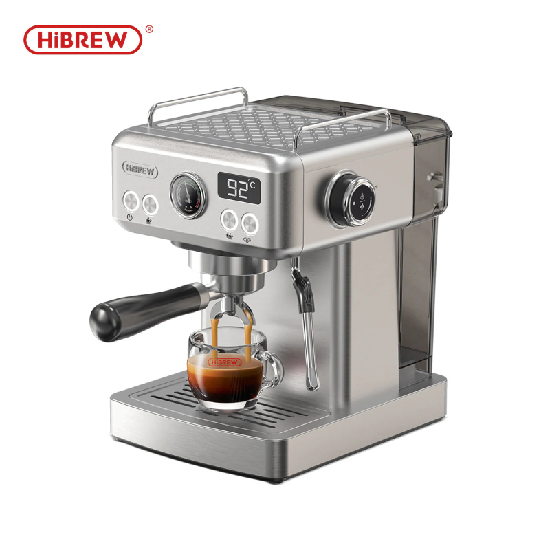 HiBrew Temperature Adjustable Semi Automatic Espresso Machine